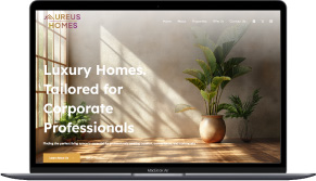 Aureus Homes Property Services Website Design