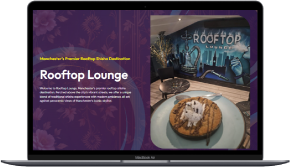 Rooftop Lounge Shisha Website Design