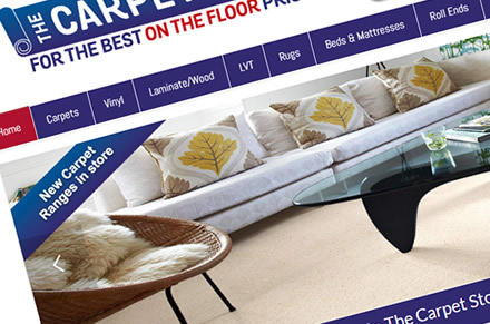 Website Design For The Carpet Stop
