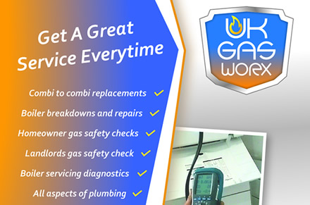 A5 Flyer Artwork Design For UK Gas Worx