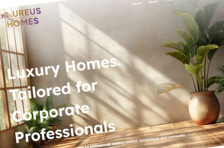 Website Design For Aureus Homes