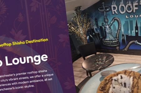 Website Design For Rooftop Lounge Shisha