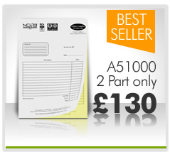 2 Part Invoice Pads Printing