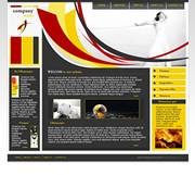 Abstract Web Design Template