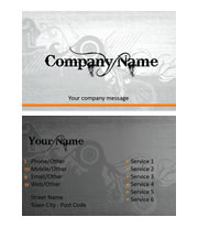 Grunge Style Business Card Design